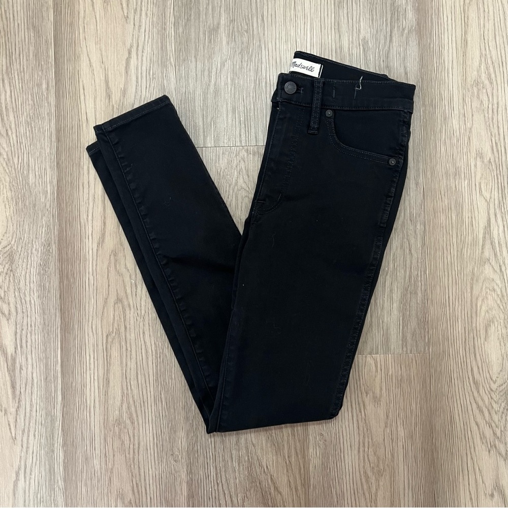 Madewell 10” High Rise Skinny Black Jeans Size 27